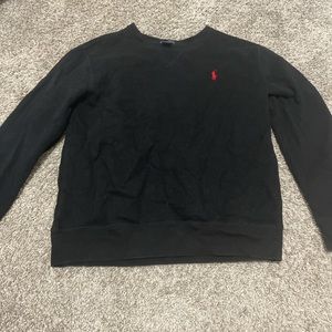 Black teens Polo crew neck